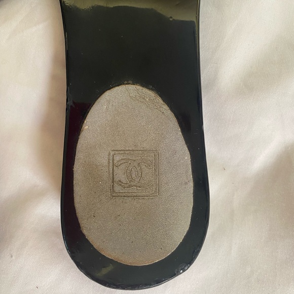 Classic Chanel black “dr Scholls” like sandals - Picture 7 of 11